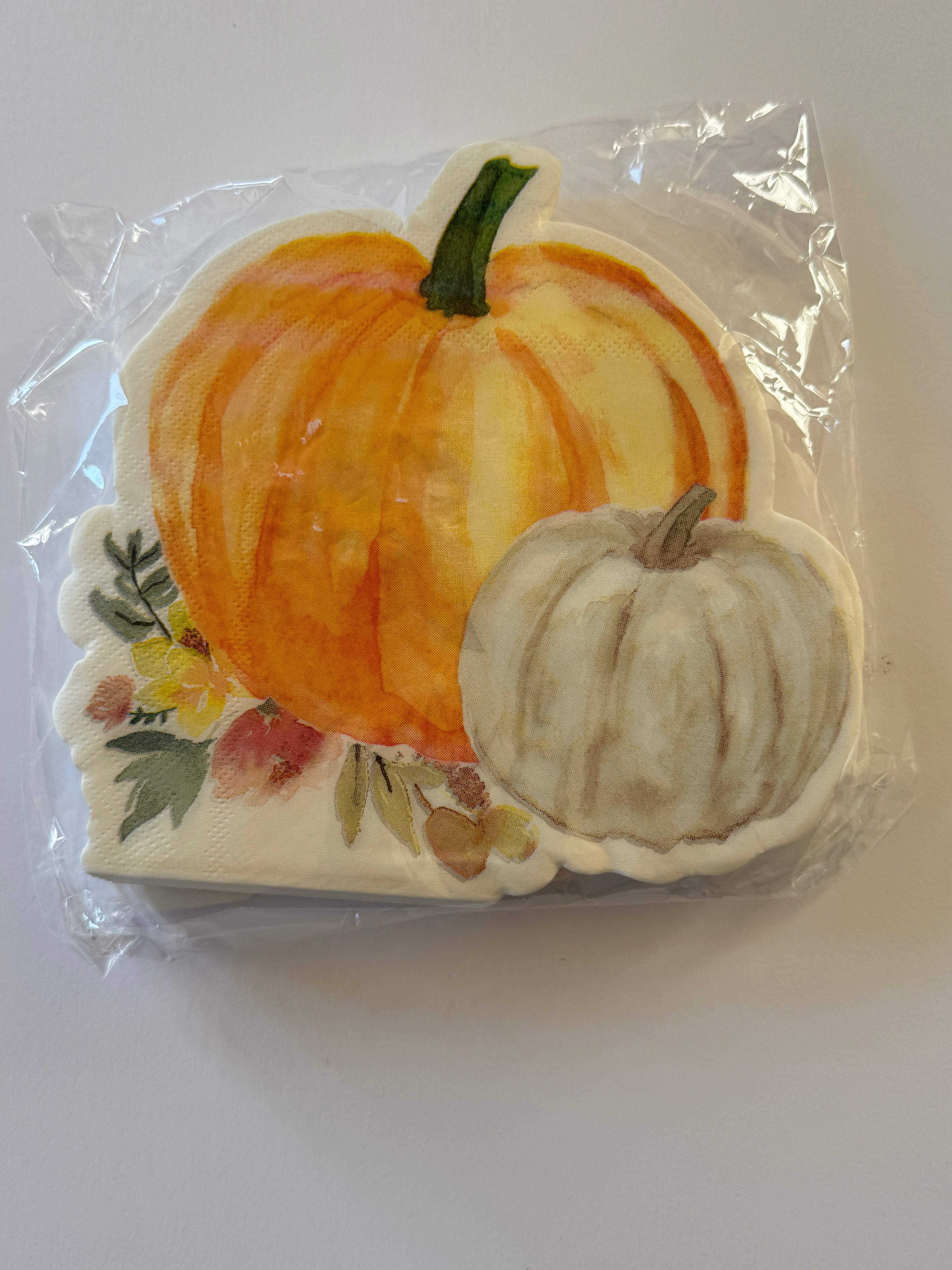 Éccolo Pumpkin Harvest Lunch Napkins – 40 Count
