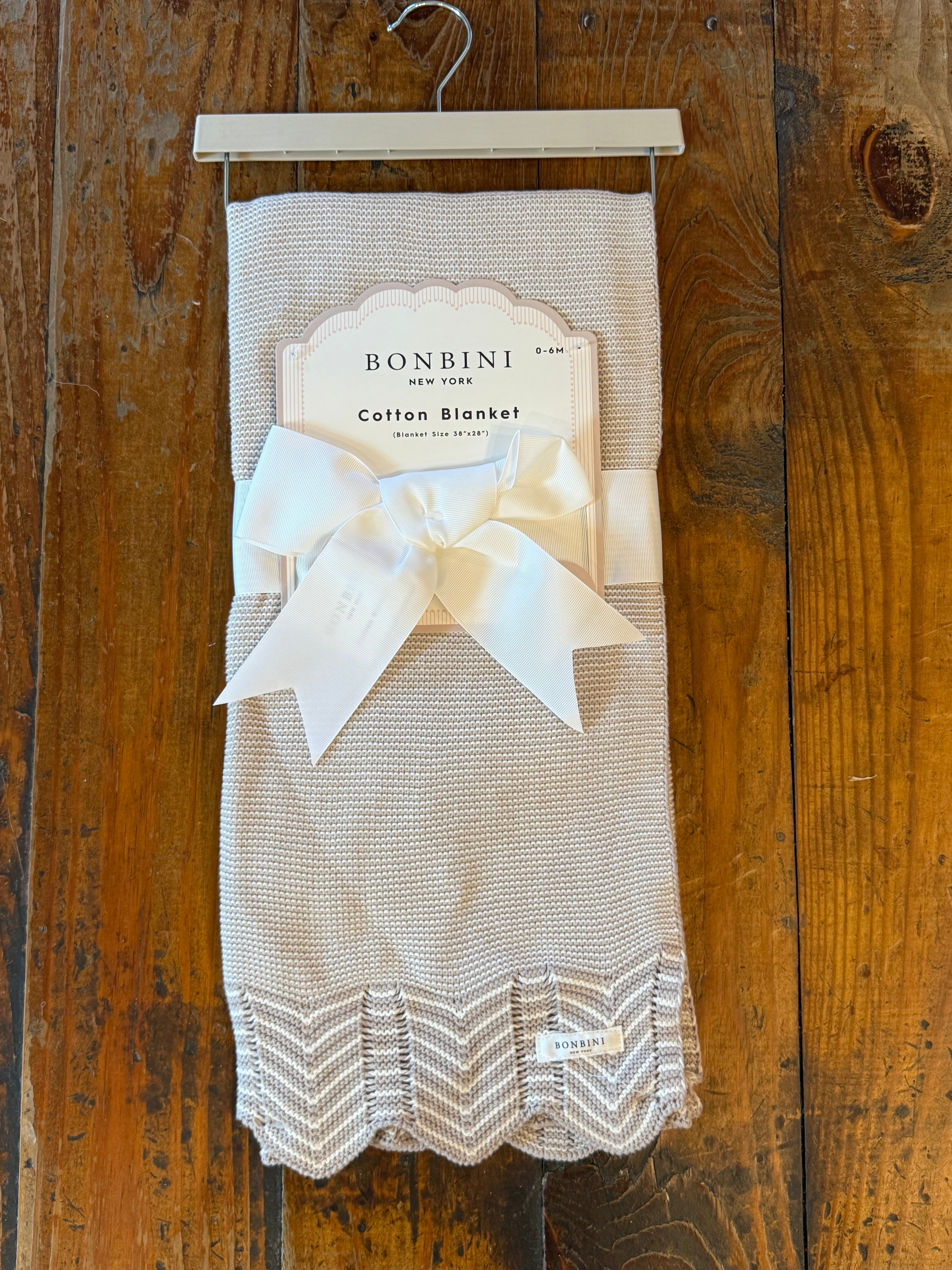 Bonbini Cotton Baby Blanket –Beige
