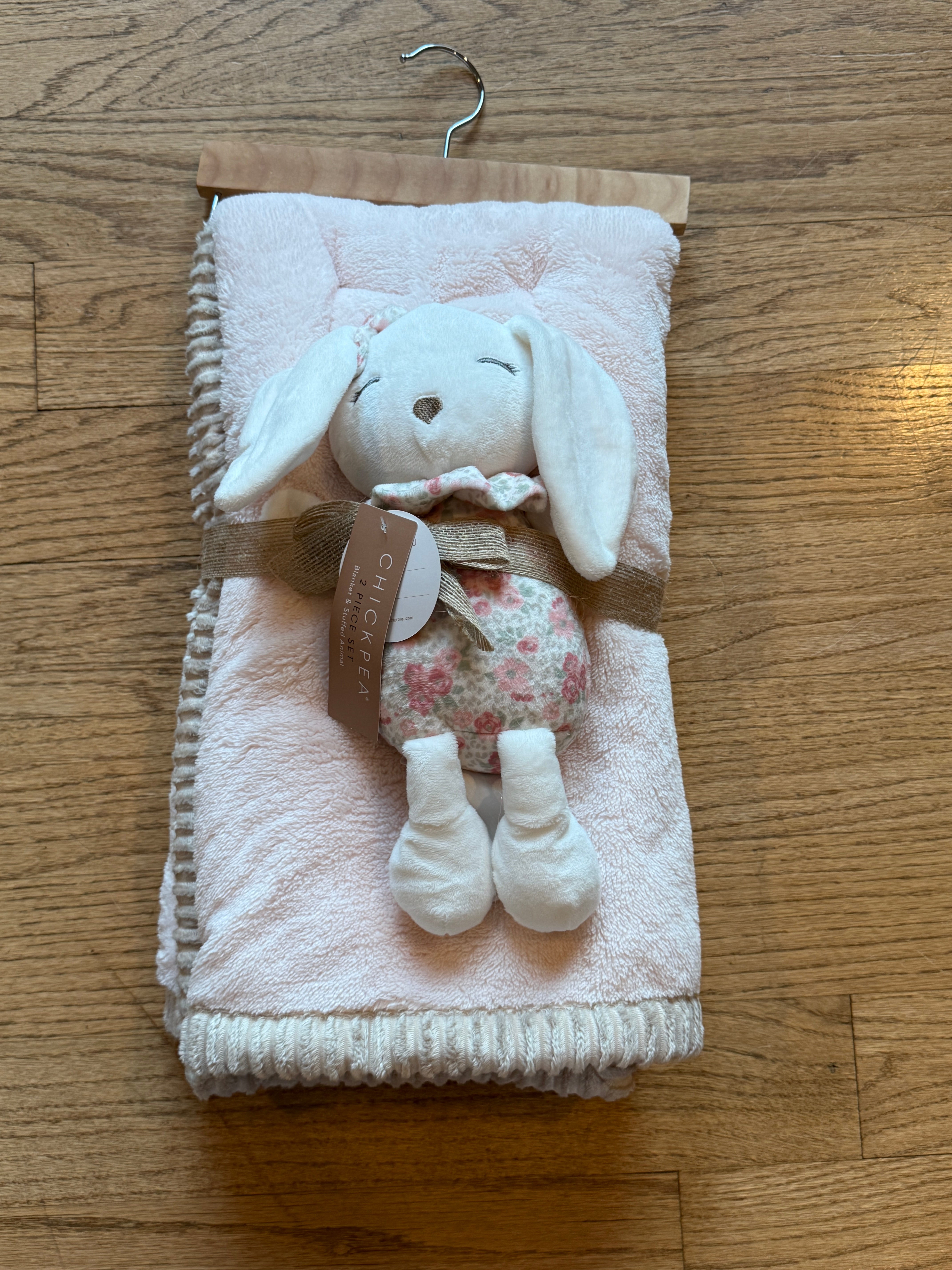Chickpea Baby 2-Piece Blanket &amp; Plush Bunny Set