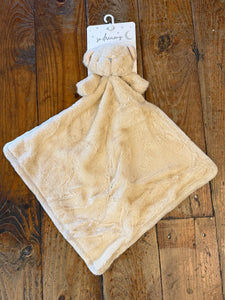 So Dreamy Lovey Blanket-Tan Bear
