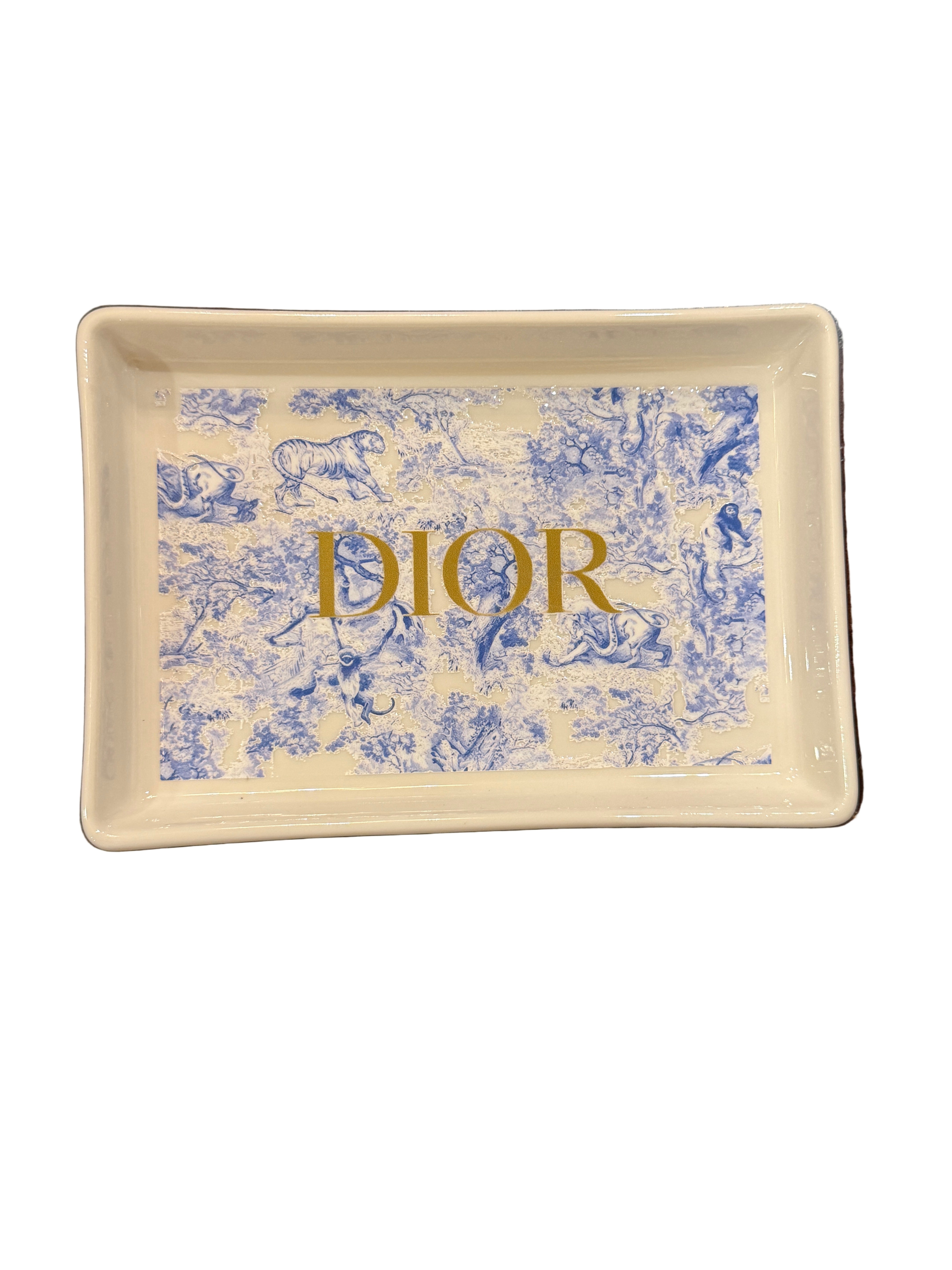 Toss Designs - Ceramic Tray - Dior Blue