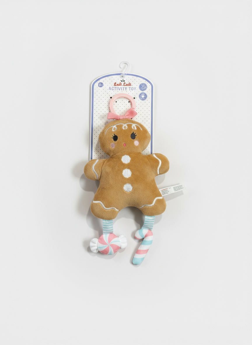 Lullaby Lala Gingerbread Activity Toy Rattle