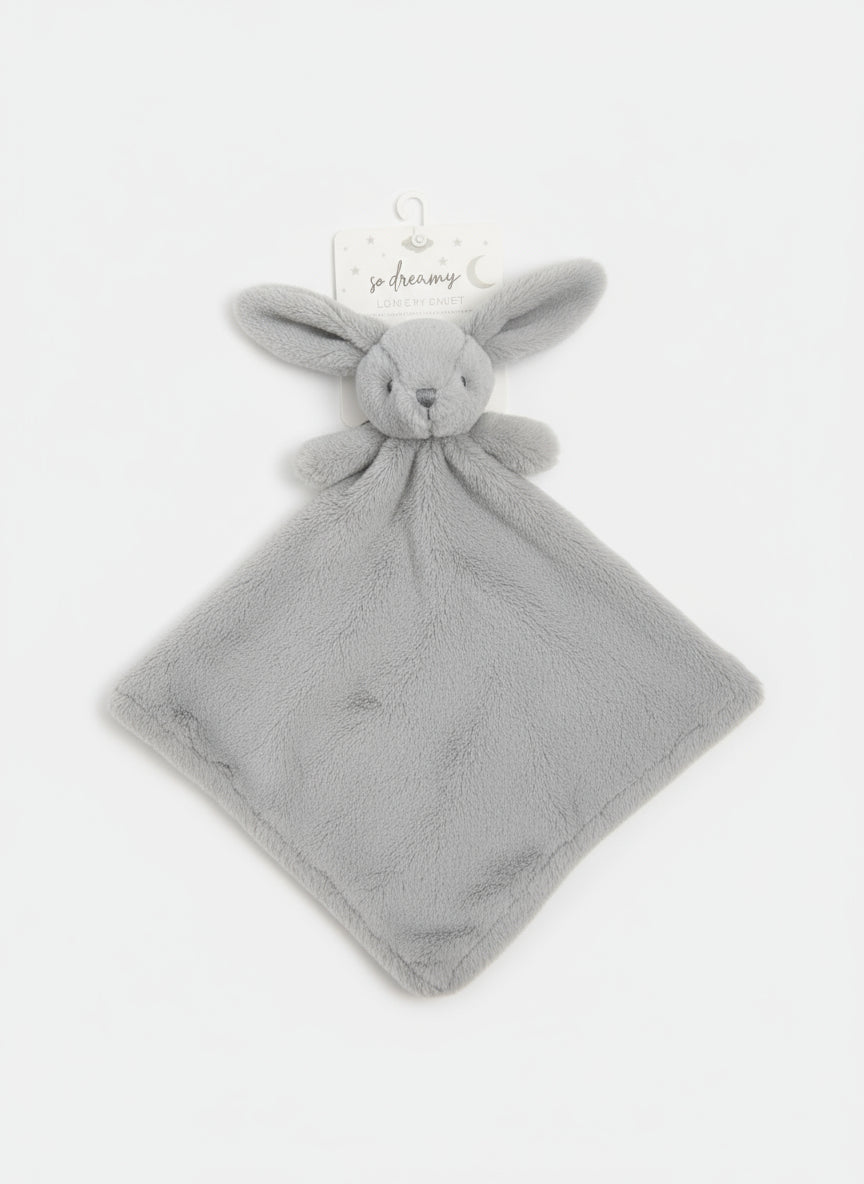 So Dreamy Lovey Blanket-Gray Bunny