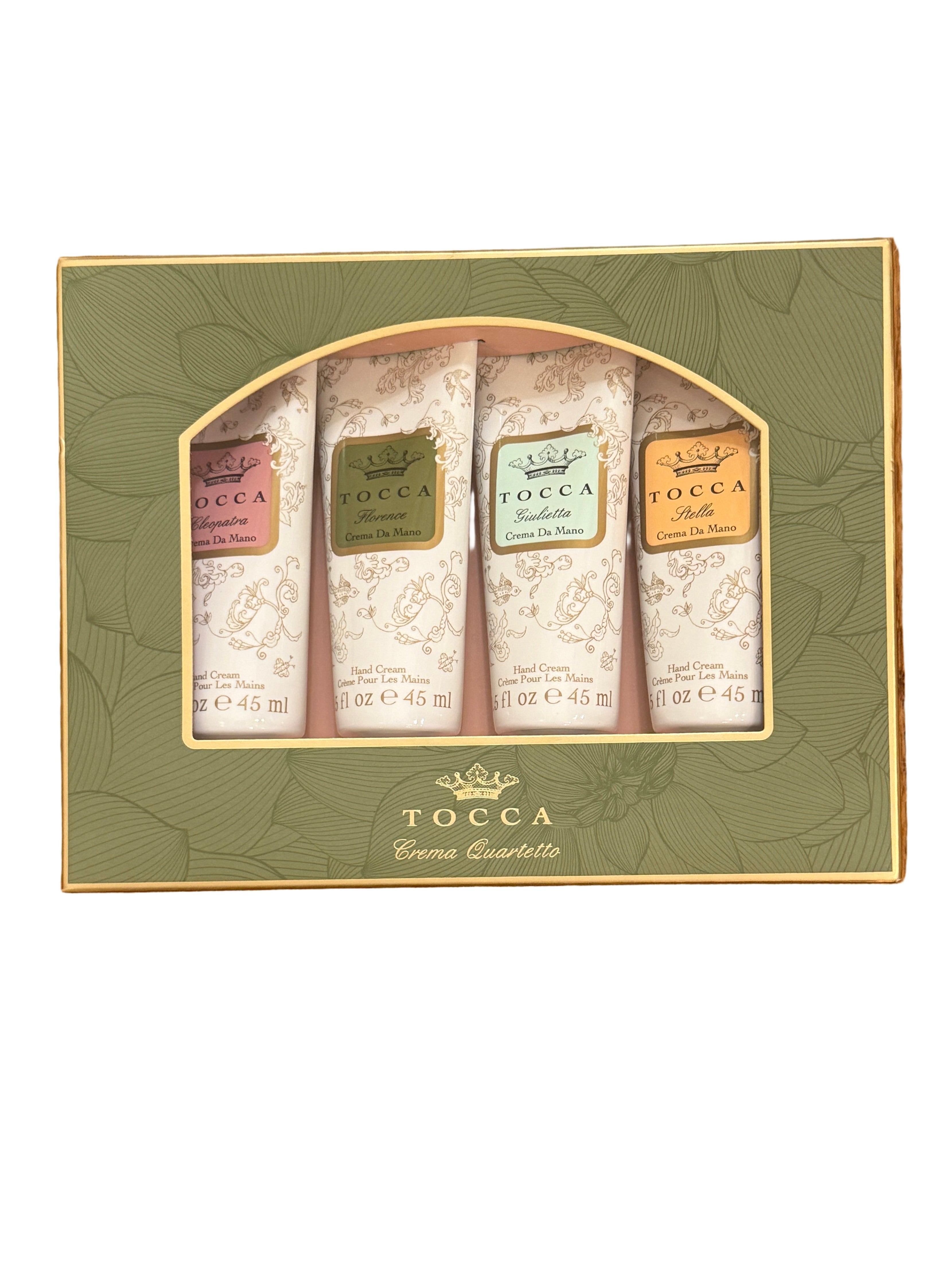 Tocca Crema Quartetto Cleopatra Stella Florence Giulietta Set 4 x 1.5 Fl Oz Each