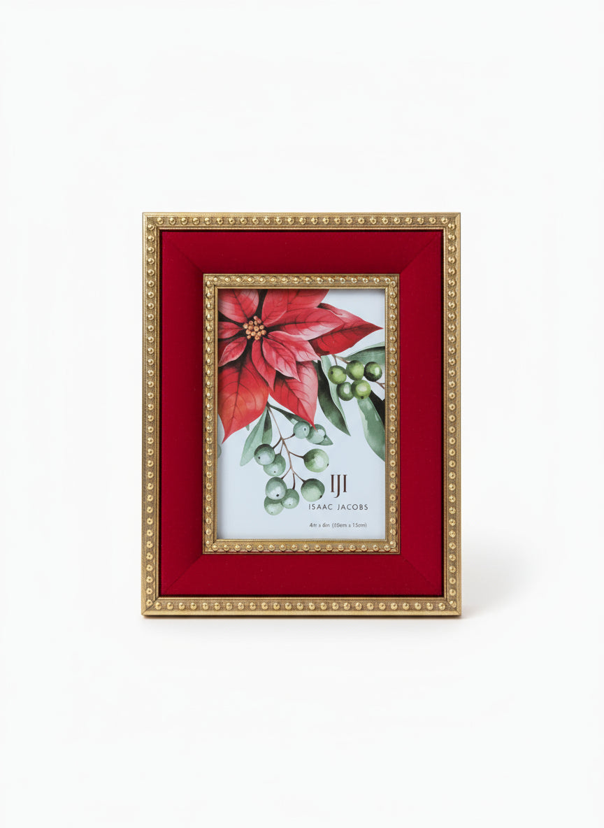 Isaac Jacobs Red Velvet Frame