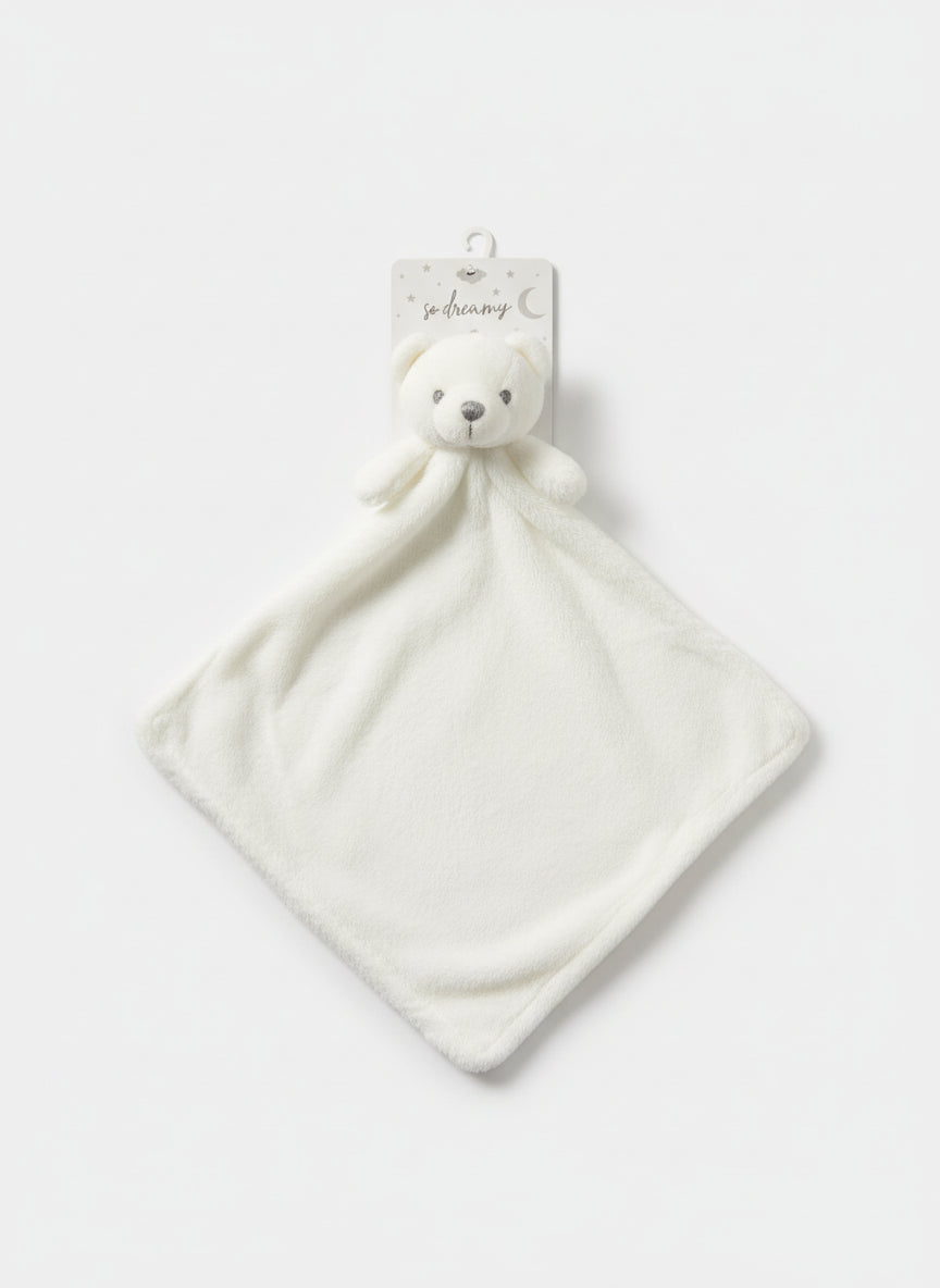 So Dreamy Lovey Blanket-White Bear