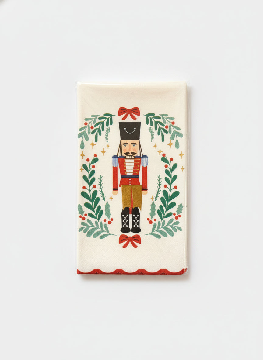 Nutcracker Holiday Guest Towels – Set of 32
