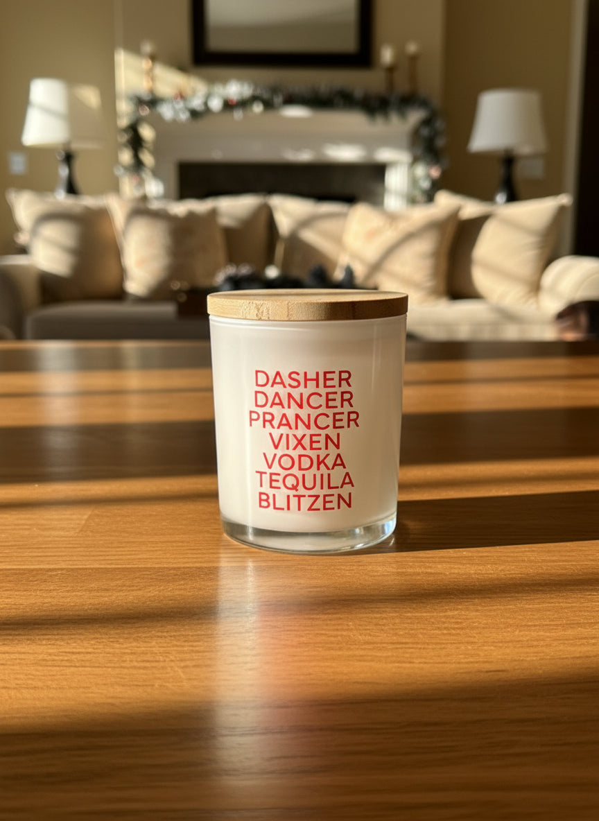 Red Leaf Home Holiday Candle Dasher etc