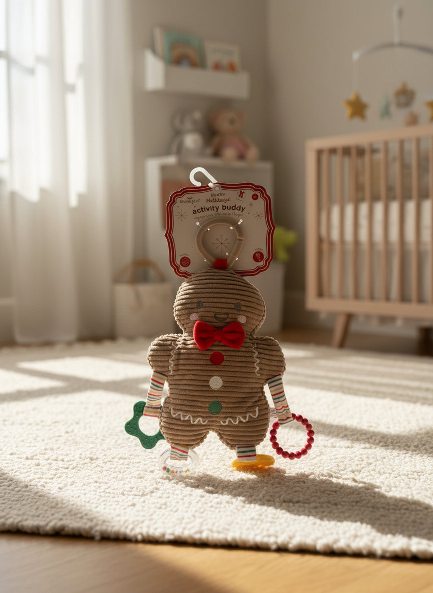 Happy Holidays Gingerbread Activity Buddy