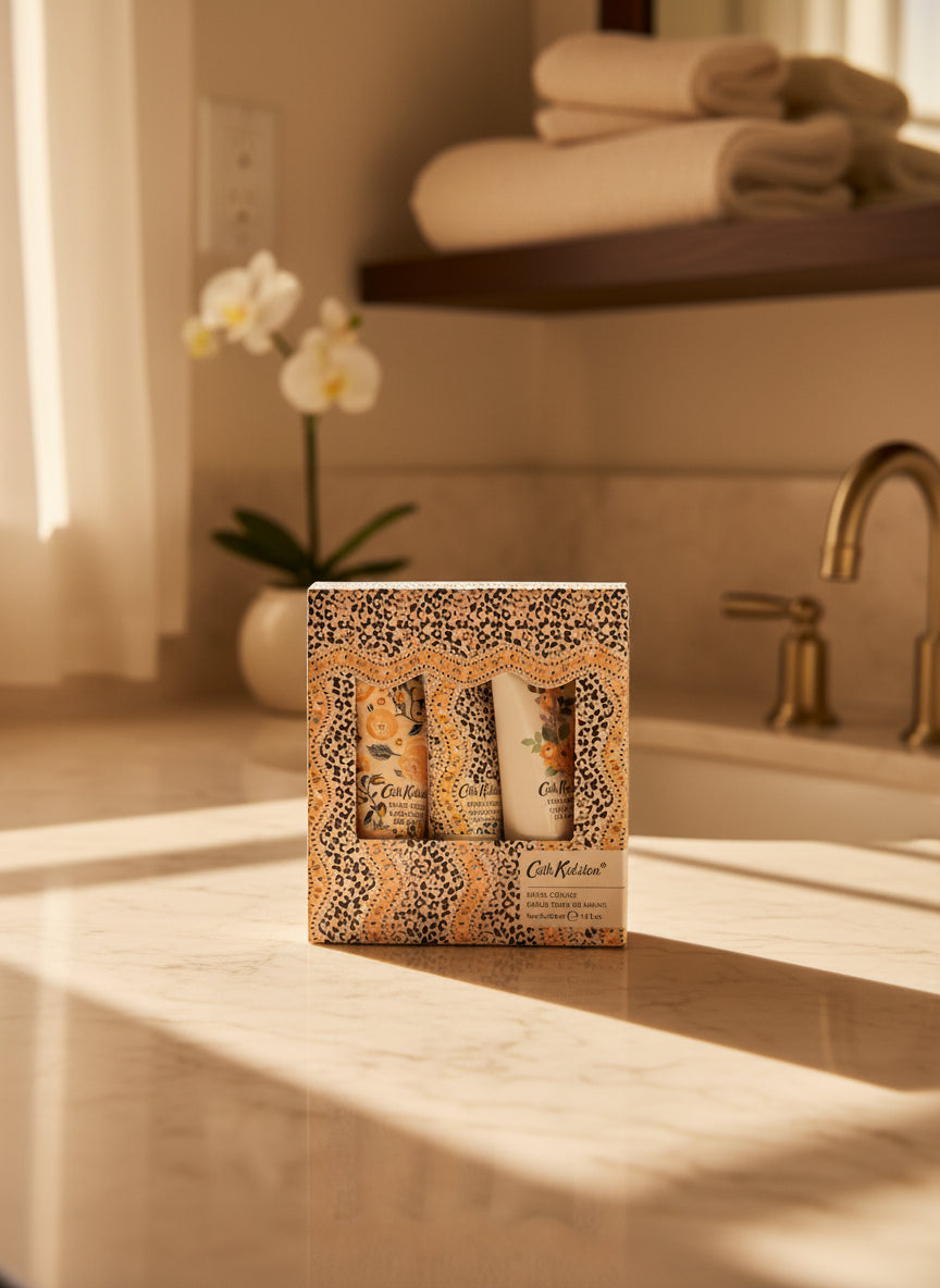 Cath Kidston Hand Cream Trio in Orange Blossom Scent, 3 x 30ml