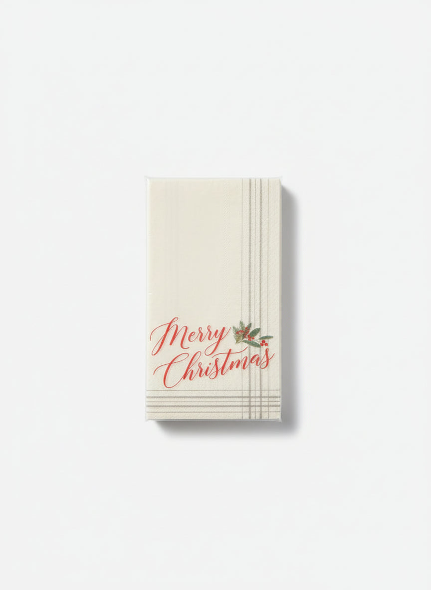 Merry Christmas Guest Towels 32 Count