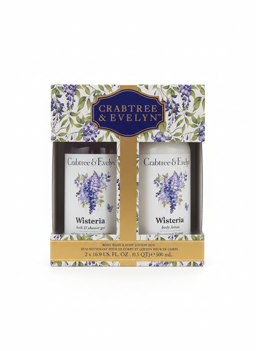 Crabtree & Evelyn Wisteria Bath & Shower Gel & Body Lotion