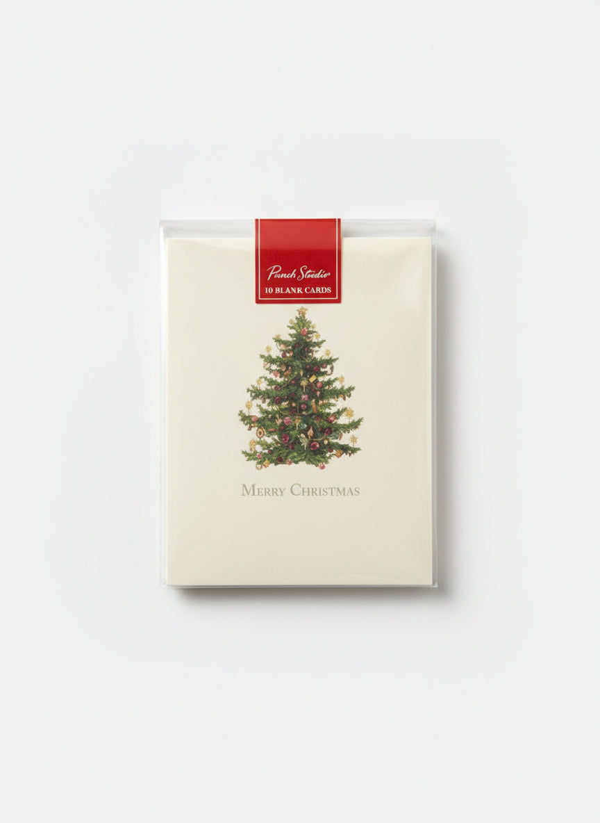 Merry Christmas 10 Blank Cards