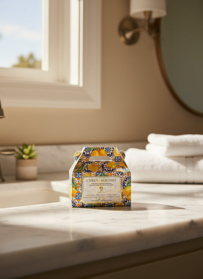 Citrus- Agrumes Fine Triple Milled Soap- set of 4