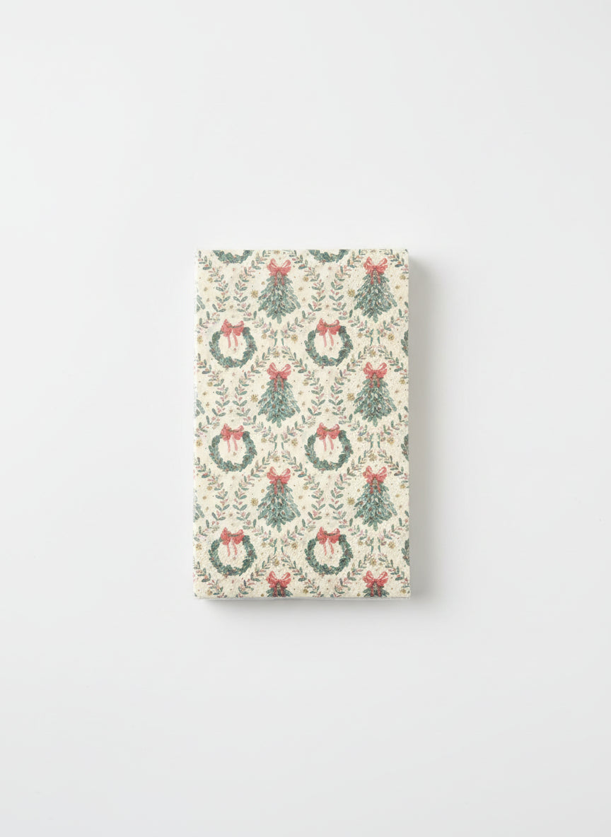 Peppermint & Pine Guest Towels-32 count