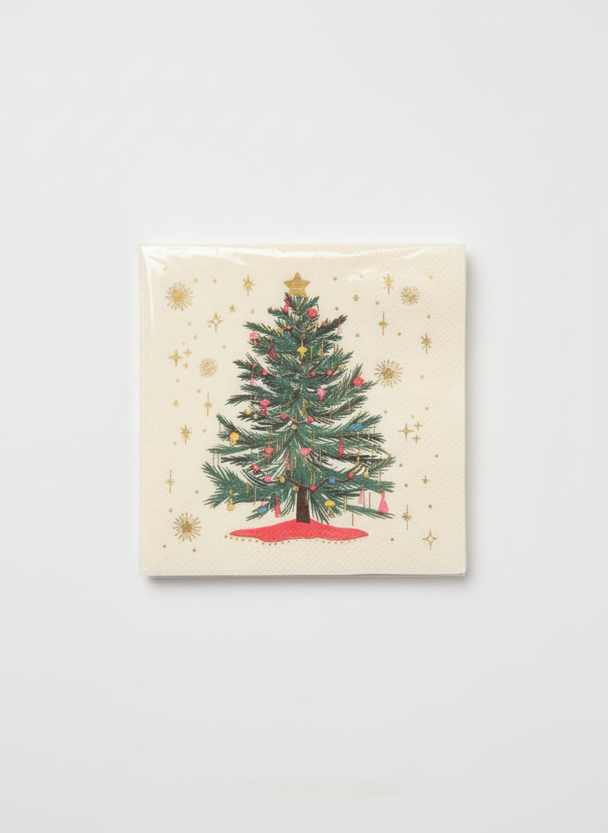 Molly & Rex Christmas Tree Napkins 40 count