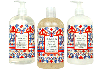 Greenwich Bay Trading Company London Shea Butter Lotion Black Tea, Thyme Leaf & Bergamot
