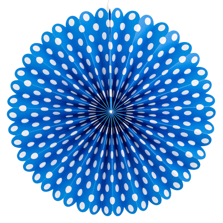 My Mind's Eye - Blue and White Party Fan Set