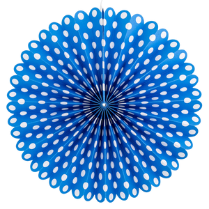 My Mind's Eye - Blue and White Party Fan Set