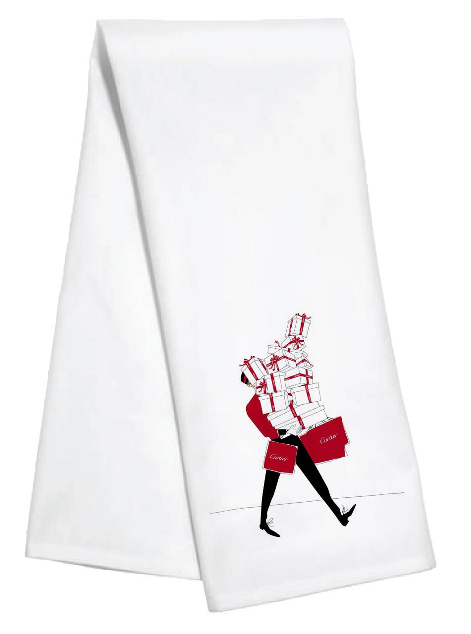 Toss Designs - Christmas Kitchen Towel - Courier