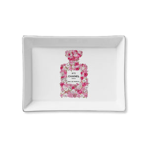 Toss Designs - Ceramic Tray - Parfum Flowers