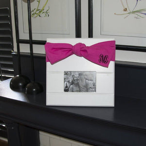 Mainstreet Collection - Canvas Bow Frames: Navy