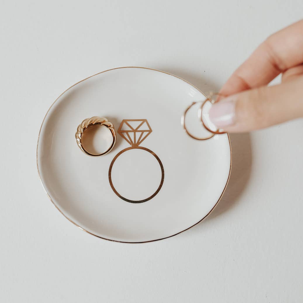 Sweet Water Decor - Engagement Ring Jewelry Dish - Home Decor & Gifts
