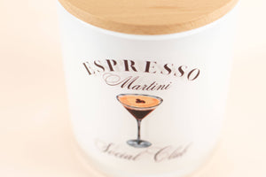 Unplug Soy Candles - Espresso Martini Social Club Soy Candle: Hazelnut Coffee