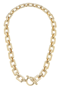 Canvas Style - Conrad Chain Link Toggle Necklace in Shiny Gold