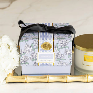 8 Oak Lane - Hydrangea 3-Wick Boxed Soy Wax Candle