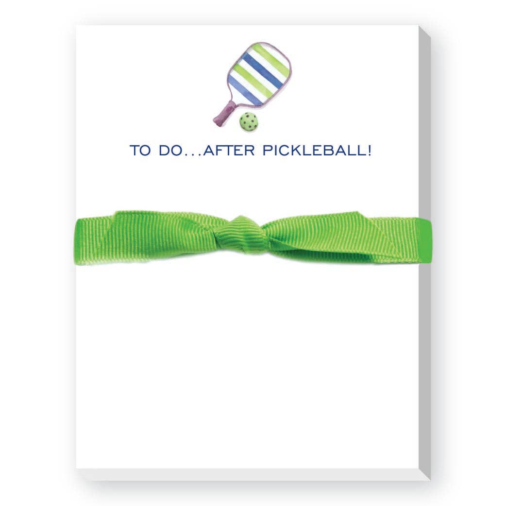 Donovan Designs - TO DO AFTER PICKLEBALL MINI NOTEPAD - Great for gifting