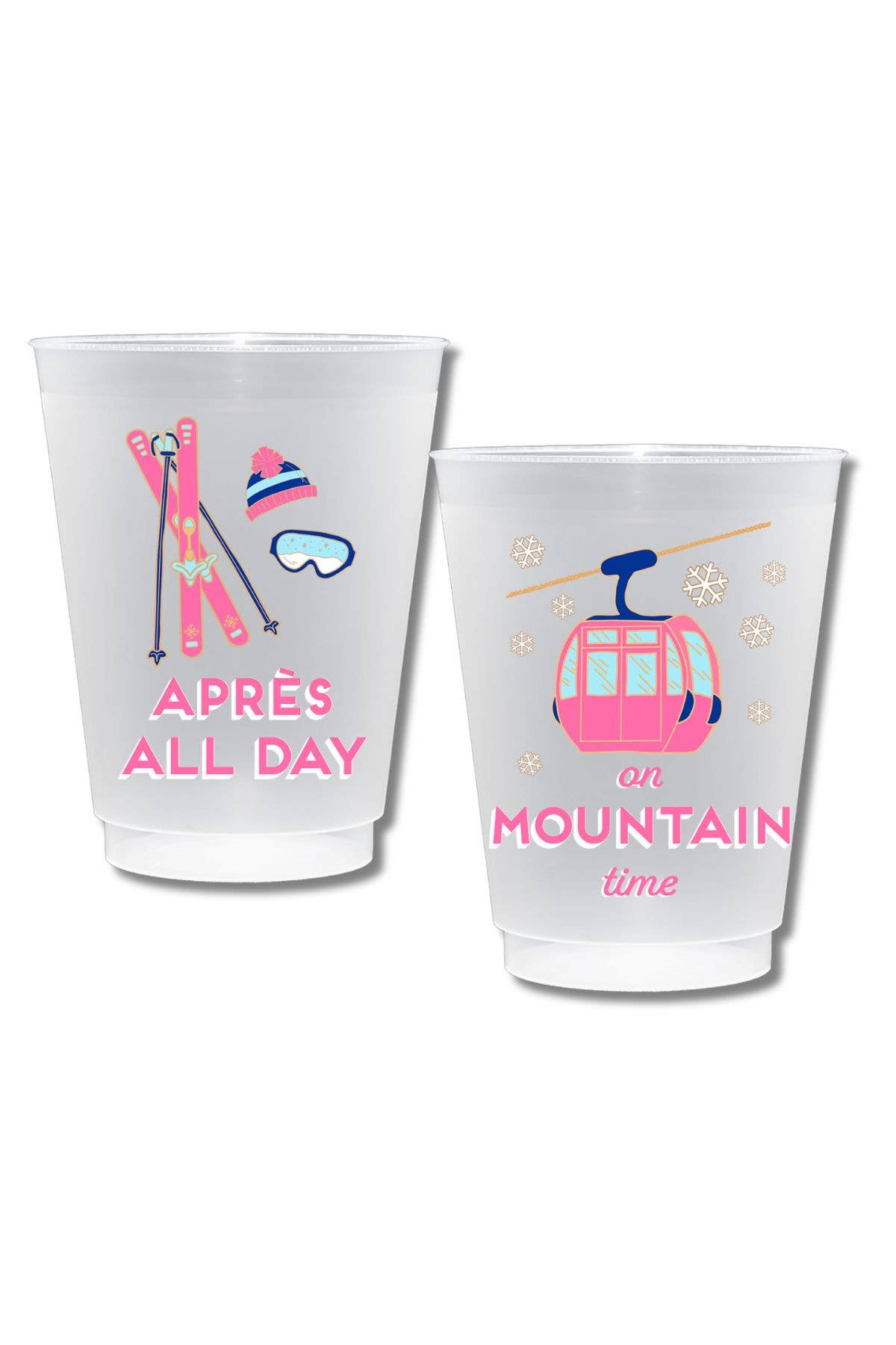 Canvas Style - Apres All Day Shatterproof Frost Flex Plastic Cups (10)