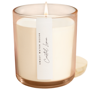 Sweet Water Decor - Coastal Lemon 12 oz Candle - Home Decor and Gifts