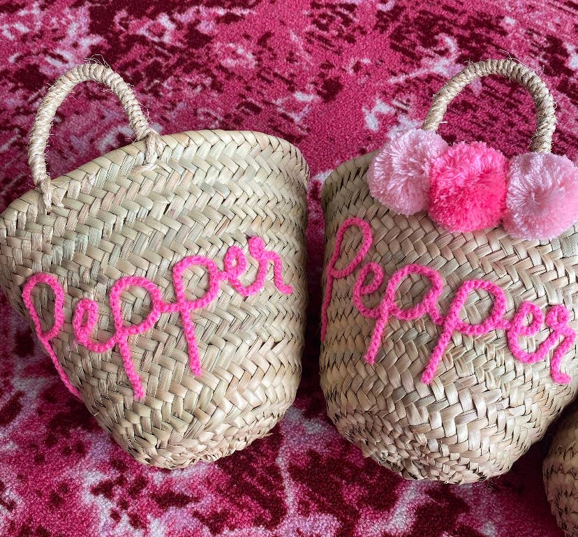 Mikwi - WHOLESALE PERSONALIZED BASKET, customized straw Beach bag