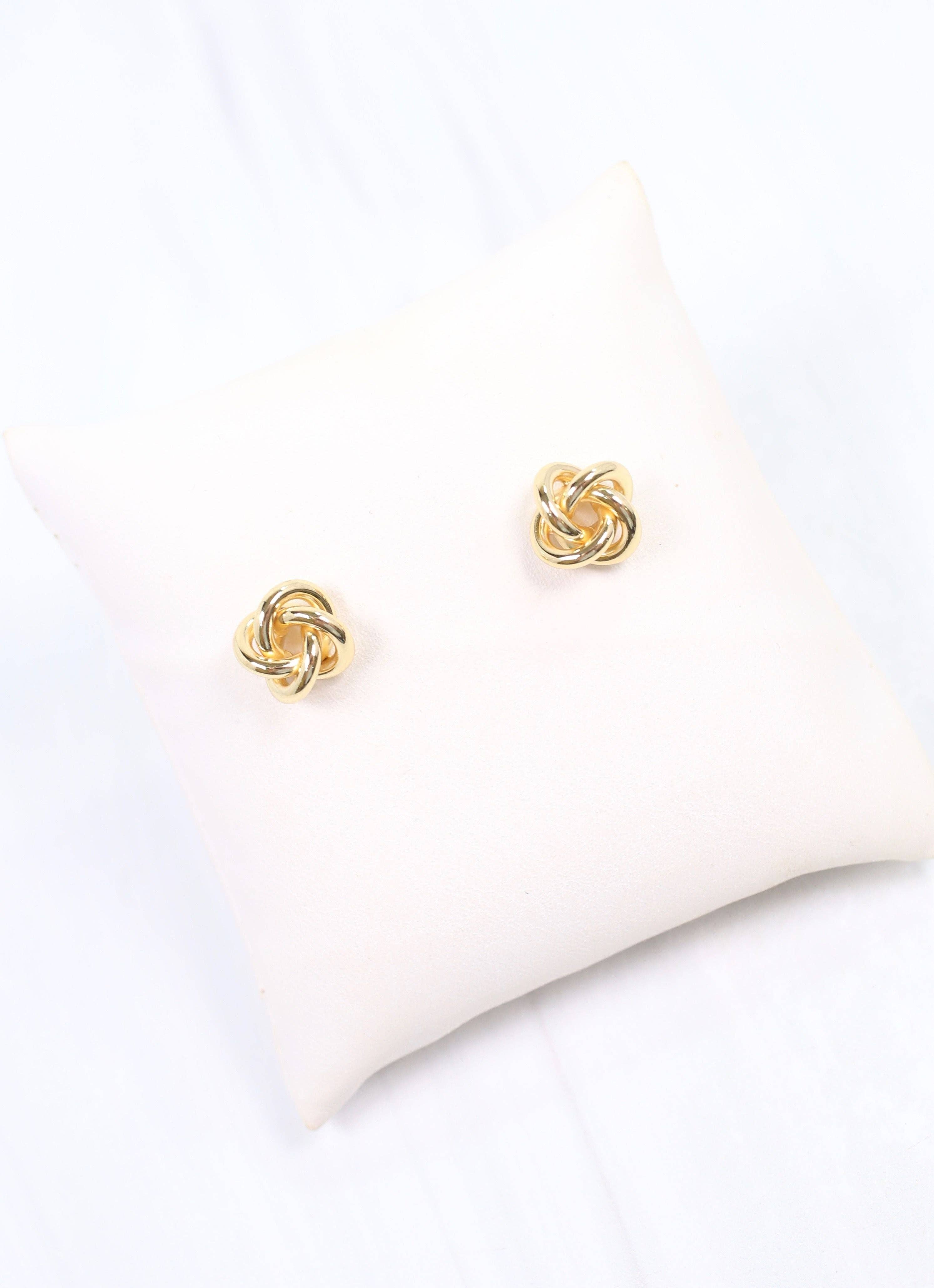 Caroline Hill - Sennett Knot Earring GOLD