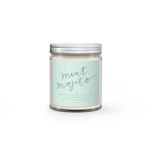 Poured Goods - Mint Mojito: 8 oz Soy Wax Hand-Poured Candle