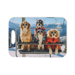 Toss Designs - Bag Tag- Ski Dogs