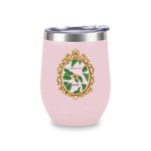 Toss Designs - Insulated Wine Tumbler (Pink) - Press for Rosé