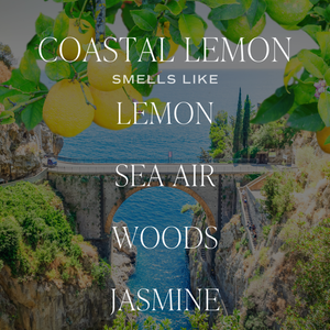 Sweet Water Decor - Coastal Lemon 12 oz Candle - Home Decor and Gifts