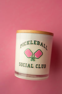 Unplug Soy Candles - Pickleball Social Club Soy Candle: Sugared Citrus