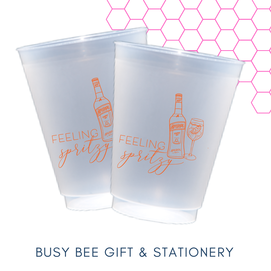 Busy Bee Gift - Feelin' Spritzy Shatterproof Frost Flex Cups | Set of 8