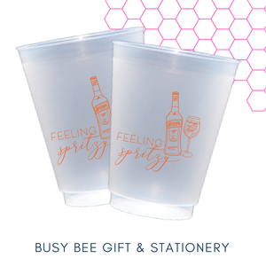 Busy Bee Gift - Feelin' Spritzy Shatterproof Frost Flex Cups | Set of 8