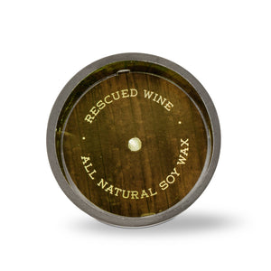 Rescued Wine Candles - Cabernet Soy Candle - Signature Upcycled Candles Wine Candle