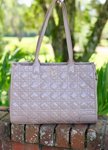 Caroline Hill - Shane Tote TAUPE PATENT LQ: Default