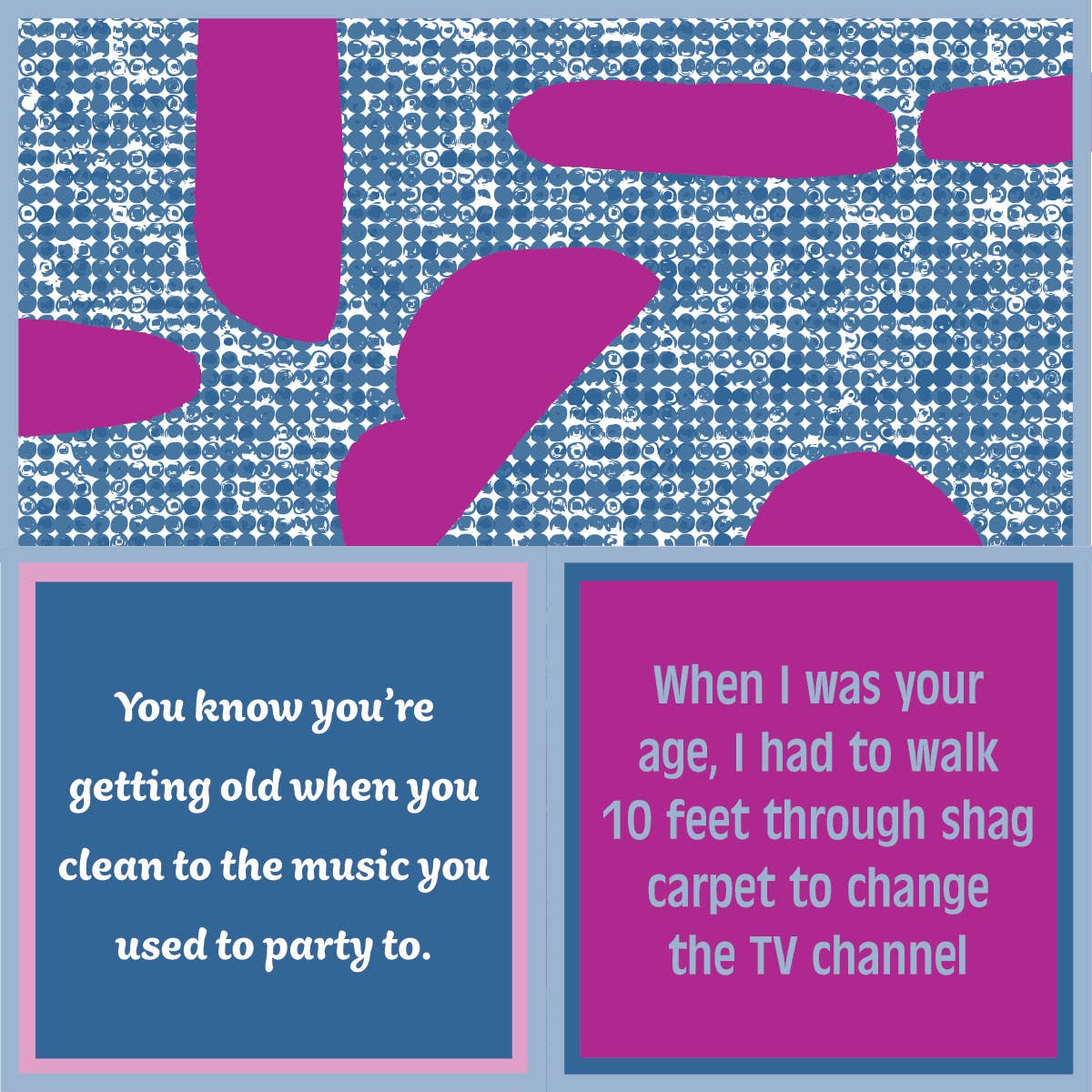 Drinks on Me - NAPKIN Shag Carpet | Funny Party Gift | Cocktail Napkin