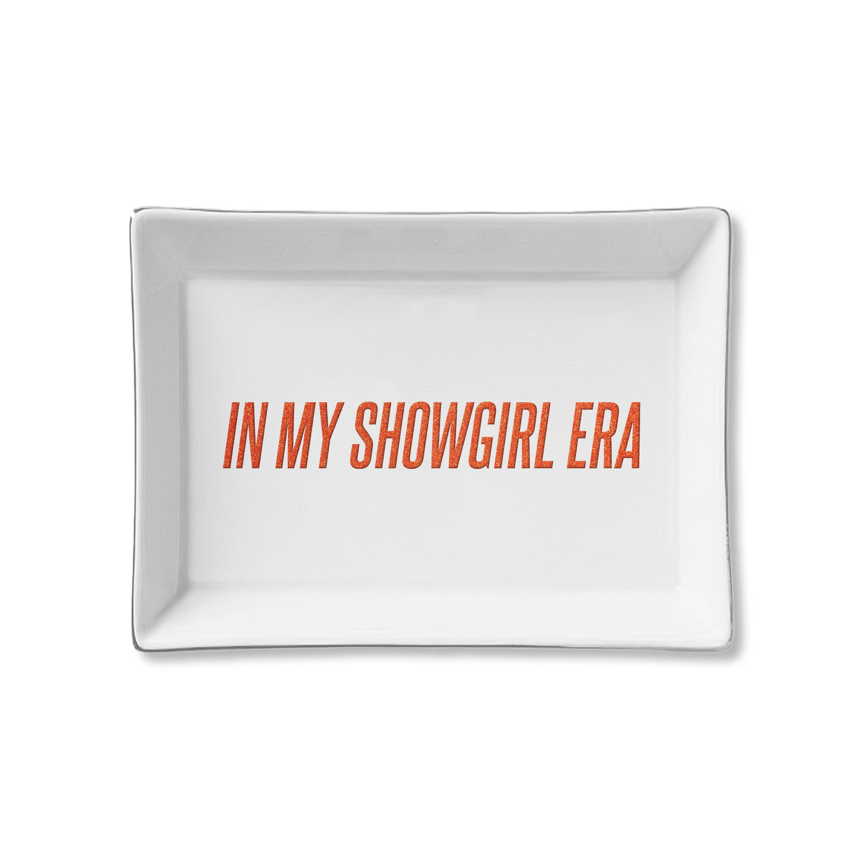Toss Designs - Ceramic Tray - In My Showgirl Era Glitter - Taylor Swift