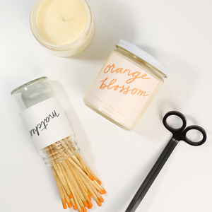 Poured Goods - Orange Blossom: 8 oz Soy Wax - Small Batch Candles