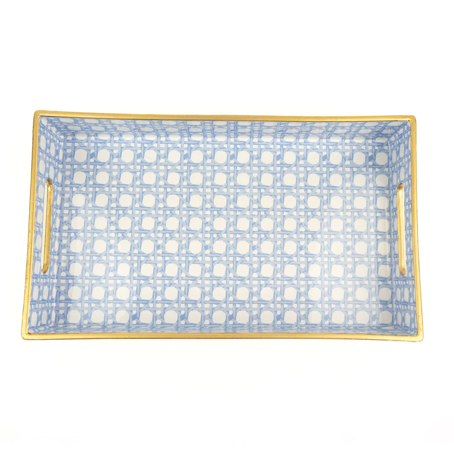 8 Oak Lane - Blue Cane Vanity Tray