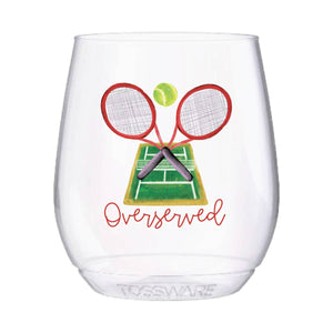 Sip Hip Hooray - OverServed 14oz Stemless Wine Tossware