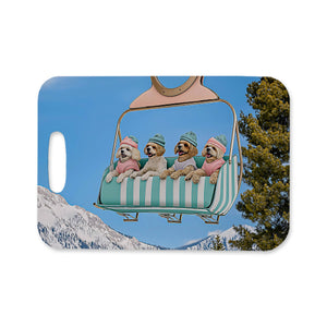 Toss Designs - Bag Tag- Ski Dog Chair Lift